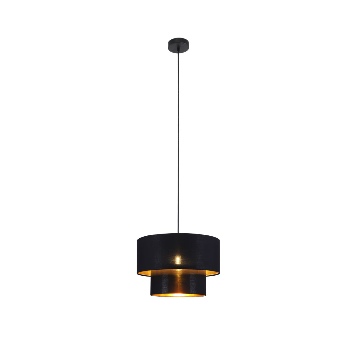 V558-LL002PL088B-202505080925-00 Rabiya Pendant Light - Black - Image 1
