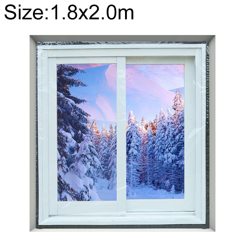 V562-0275776550DBT-202505211947-00 Double-layer Insulation Film for Indoor Windows - Windproof Soundproof Warm - 1.8x2.0m - Image 1