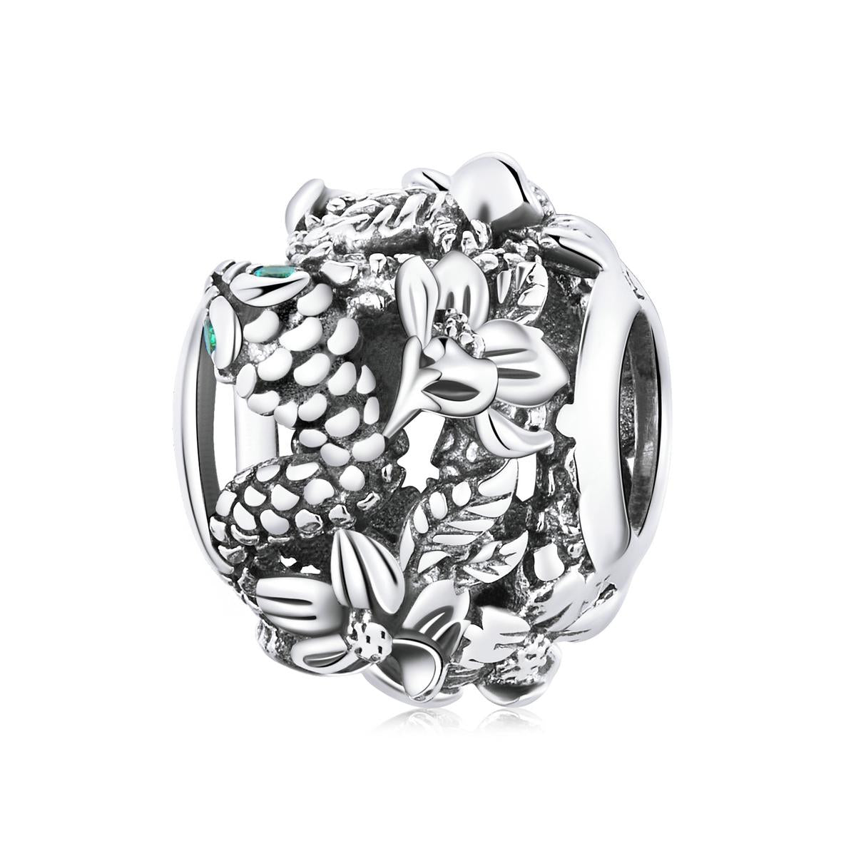 V562-0464200ADE-202504111515-00 925 Sterling Silver Retro Snake Bead Bracelet / Necklace Accessory Set - Image 1