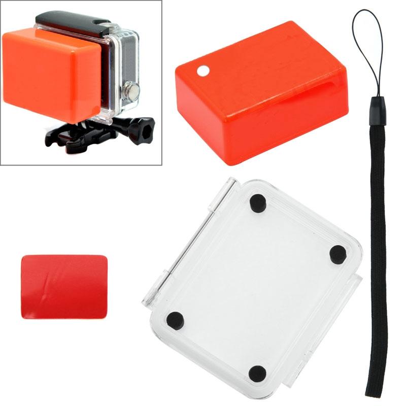 V562-0722-ACD-S-202502212145-00 Waterproof Floaty Sponge Case with Adhesive Sticker and Lanyard for Sj4000 / Sj5000 / Sj6000 - Backdoor Cover - Image 1