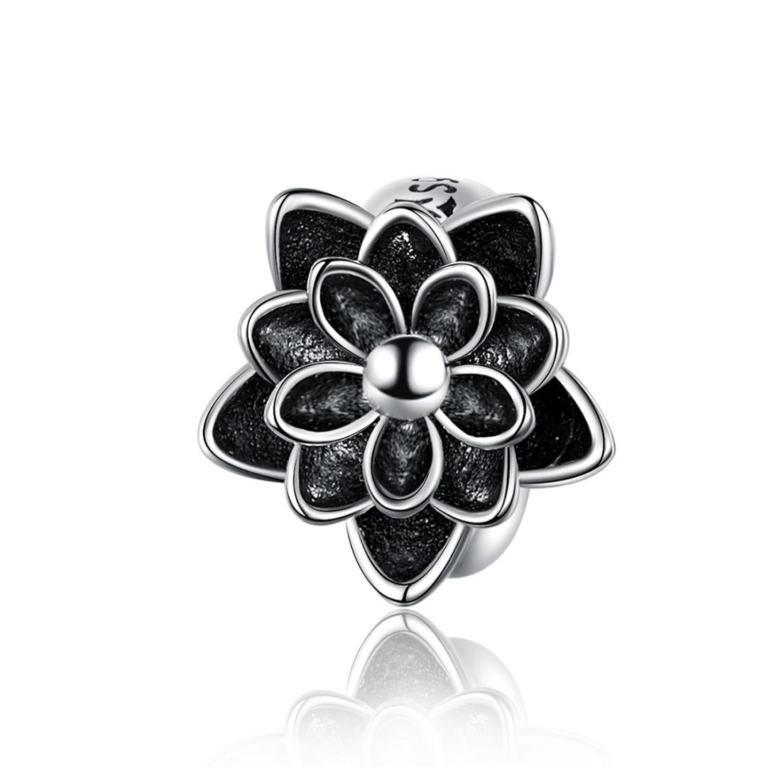 V562-07586240DBT-202504111625-00 925 Sterling Silver Beaded Bracelet With Lotus Beads - Image 1