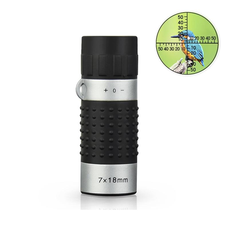 V562-1029364060DBT-202502241730-00 Compact 7X18 Monocular Telescope For Hunting Golf Hiking And Bird Watching - Crosshairs - Image 1