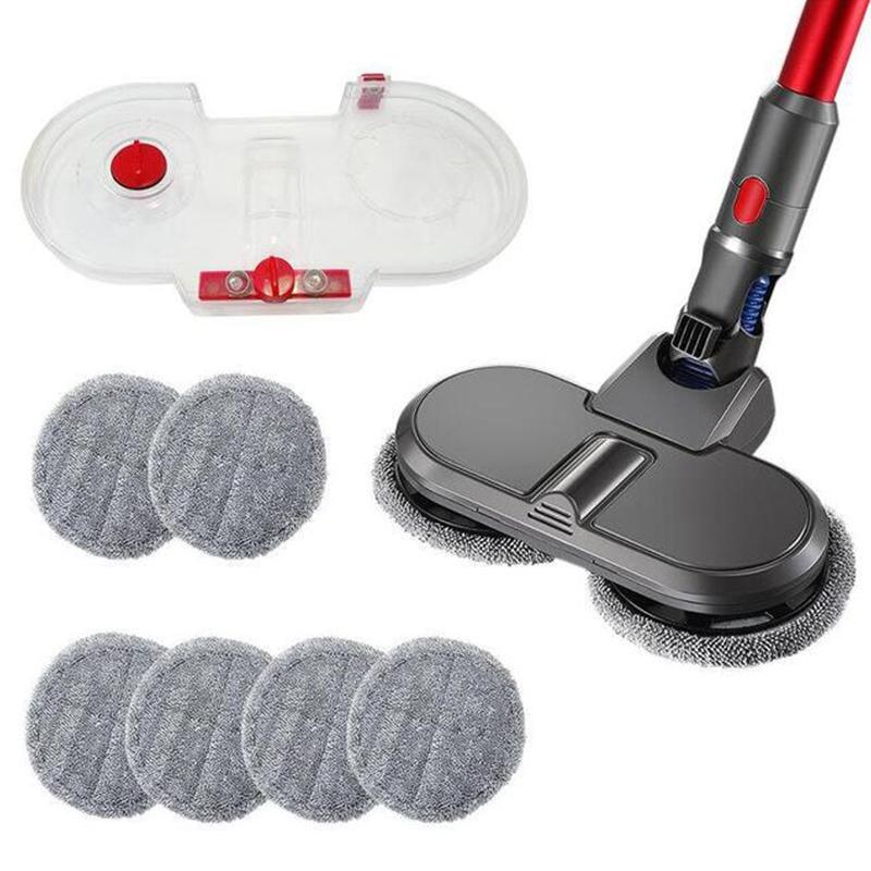 V562-103754300ADE-202503201900-00 Electric Mop Cleaning Head with Water Tank for Dyson V6 Vacuum Cleaner - Image 1