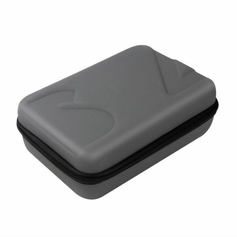 Portable Diamond Texture Leather Bag for Dji Mobile 3 - Black