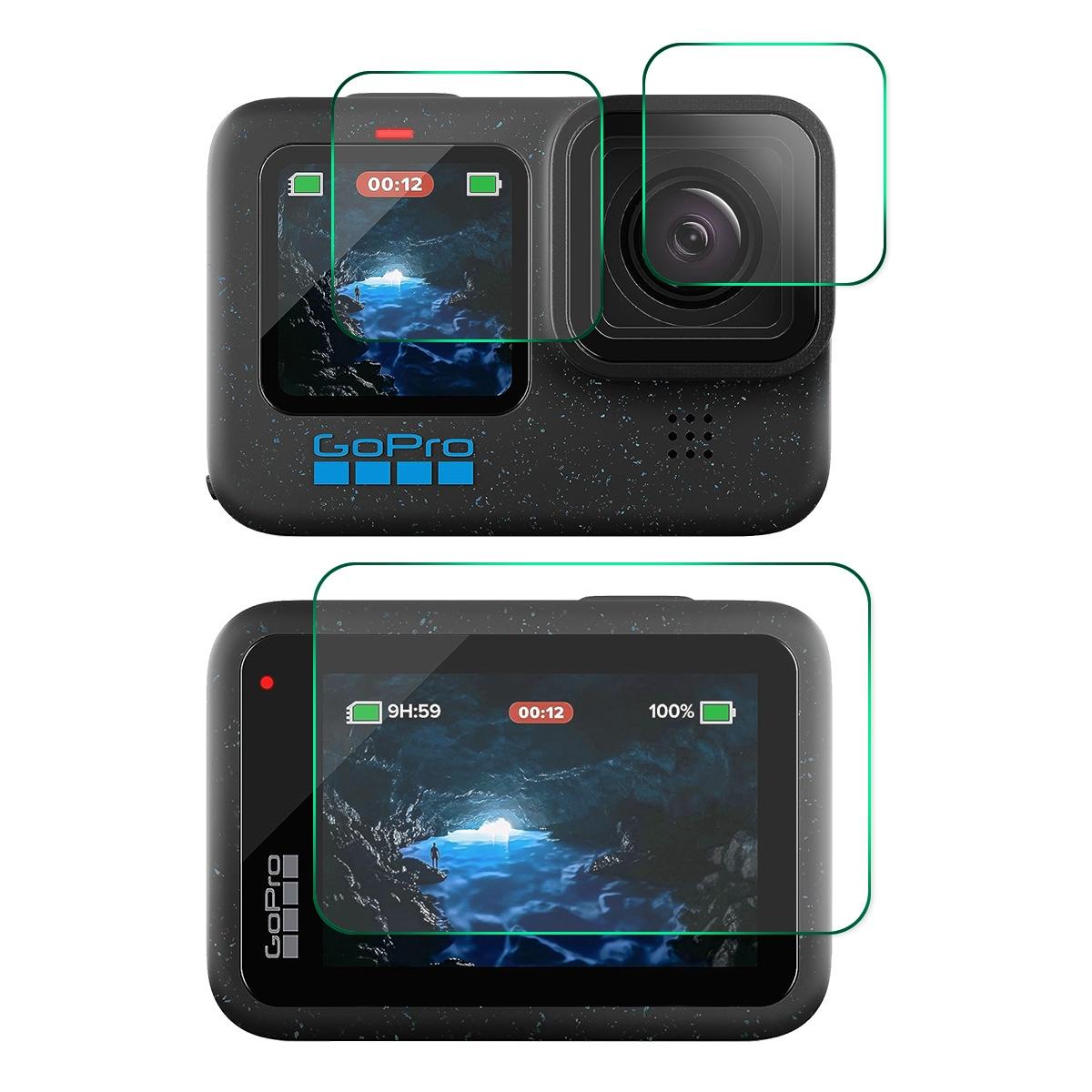 V562-105873200AYS-221612-00 Enkay Hat Prince 9h Tempered Glass Film for Gopro Hero12 Camera - Image 1
