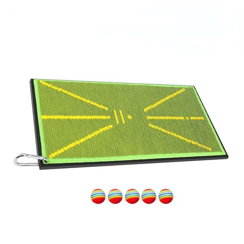 V562-1068153060DBT-202503041721-00 Improve your Golf Swing with Training Pad and Sponge Balls - Image 1