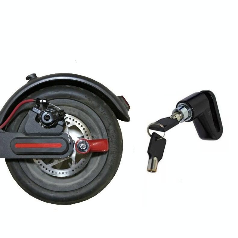 V562-1083649450DBT-202503061835-00 2-pack Electric Scooter Disc Brake Lock for Xiaomi Mijia M365 - Reinforced Anti-theft Accessory - Image 1