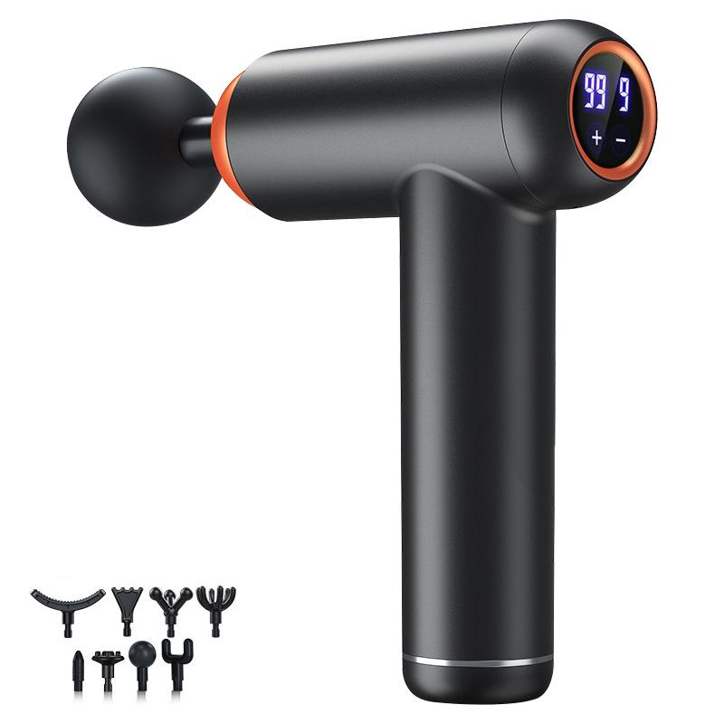 V562-1083981750DBT-202502212155-00 Professional Muscle Relaxing Massage Gun - Black - Image 1
