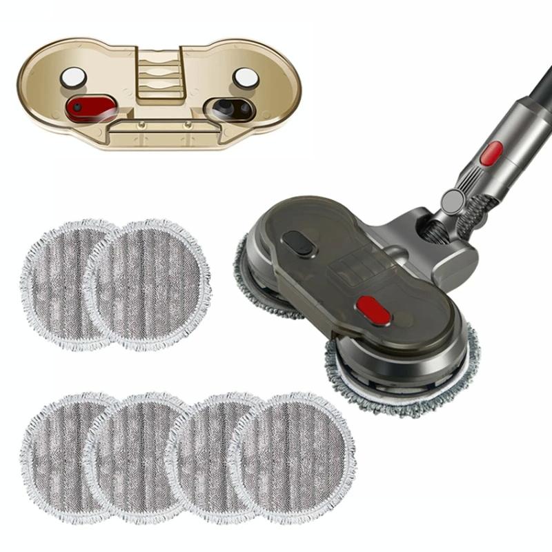 V562-109564300ADE-202503201921-00 Electric Mop Head with Water Tank for Dyson V7 / V8 / V10 / V11 - Household Floor Cleaning - Image 1