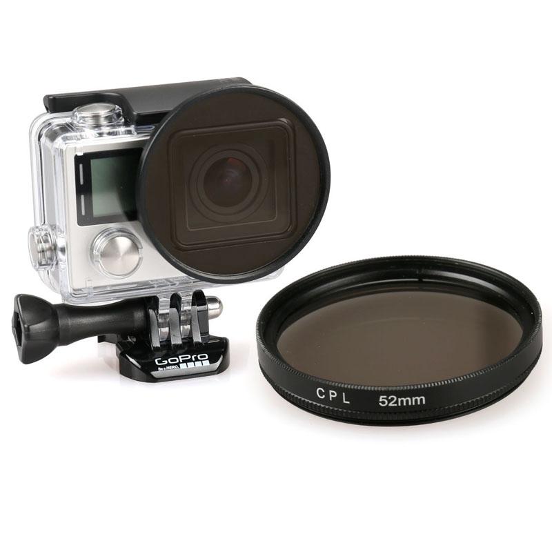 V562-1593-PLD-S-202505221308-00 52mm Round Filter for Gopro Hero 4 / 3 and Xiaoyi Sport Cameras - Image 1