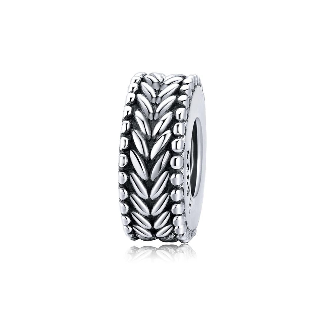 V562-17086240DBT-202504111747-00 925 Sterling Silver Retro Wheat Ears Beaded Bracelet For Girls - Image 1