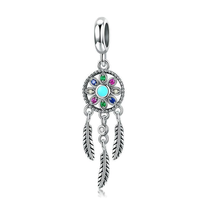 V562-18482060DBT-202504111940-00 925 Sterling Silver Pearl Dream Catcher Bracelet Diy Accessory - Image 1