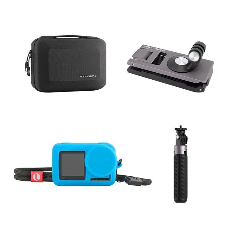 V562-1910POD-202503062140-00 Travel Kit for Dji Action Tripod Backpack Clip Storage Bag - Image 1
