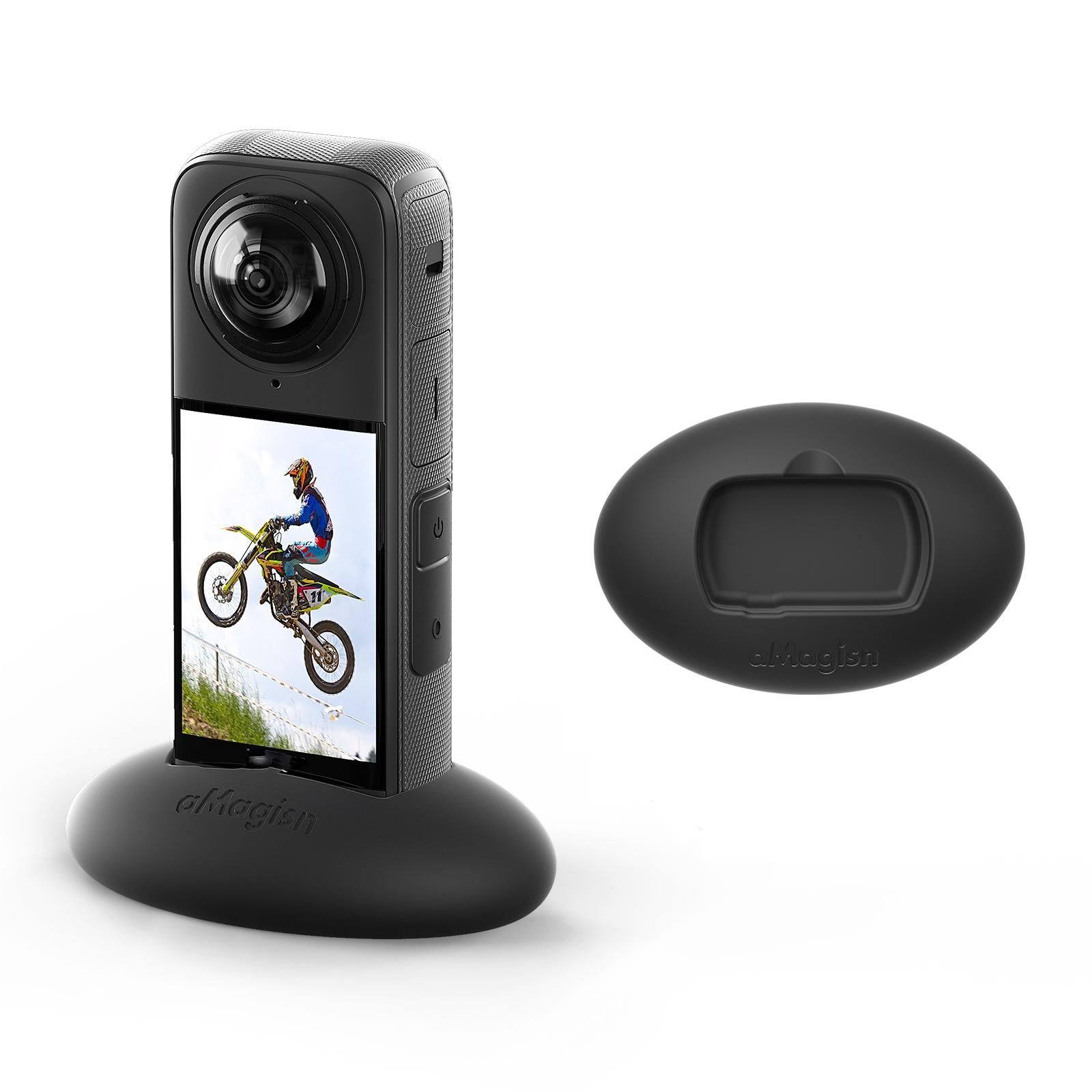 V562-2019174060DBT-202502241559-00 Insta360 X4 Vehicle Mount with Non-slip Silicone Base and Double-sided Glue - Without Double Sided Glue - Image 1