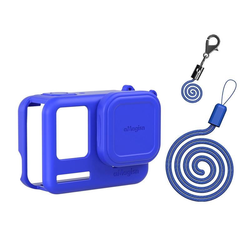 V562-2021554060DBT-222244-00 Silicone Case for Insta360 Ace Camera - Protect your Gear - For Insta360 Ace Pro (Blue) - Image 1