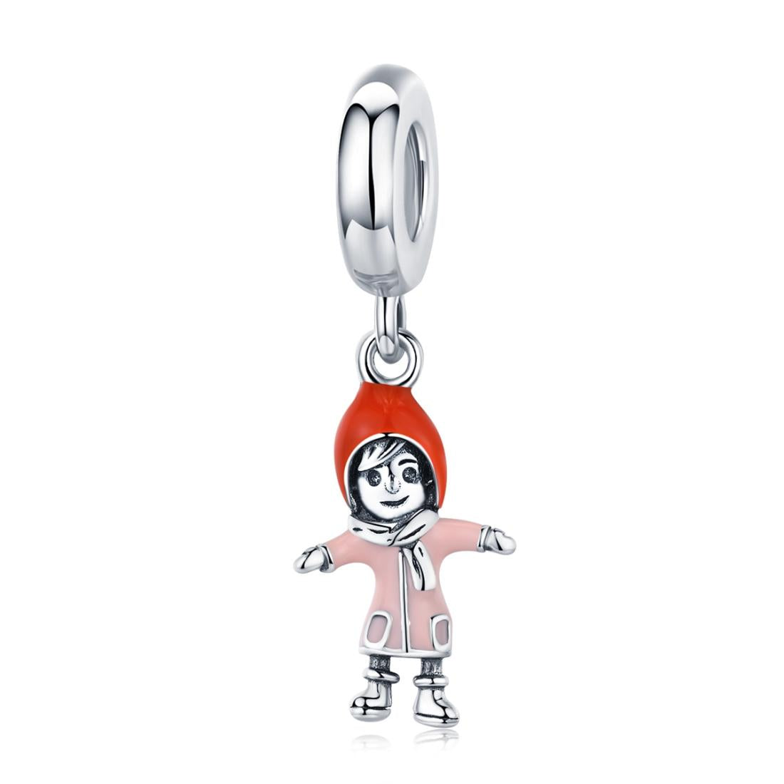 V562-202600ADE-202504111606-00 925 Sterling Silver Sunshine Girl Bead Pendant For Diy Bracelets And Necklaces - Image 1