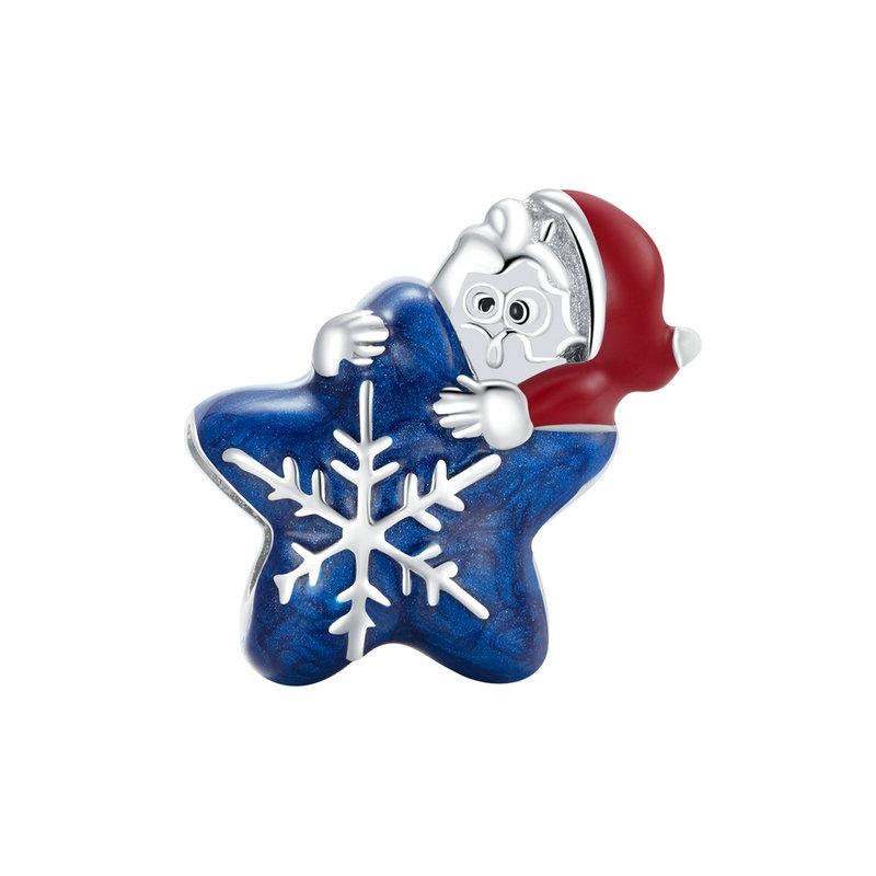 V562-2165403060DBT-202504111541-00 925 Sterling Silver Christmas Bead For Diy Accessories - Image 1