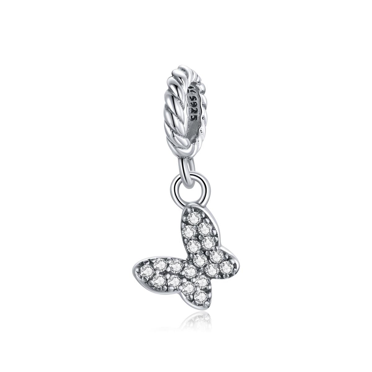 V562-2242100ADE-202504111626-00 925 Sterling Silver Butterfly Pendant For Bracelet Or Necklace - Image 1