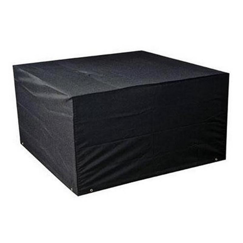 V562-2276CH-202503031925-00 Waterproof 210d Oxford Cloth Cover for Outdoor Furniture Set - Protects from Uv Dust and Rain - 213 x 132 x 74cm - Black - Image 1