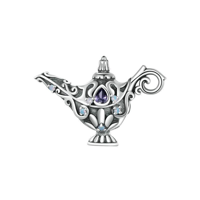 V562-25073060DBT-202504111626-00 925 Sterling Silver Magic Lamp Beaded Bracelet Accessory - Image 1