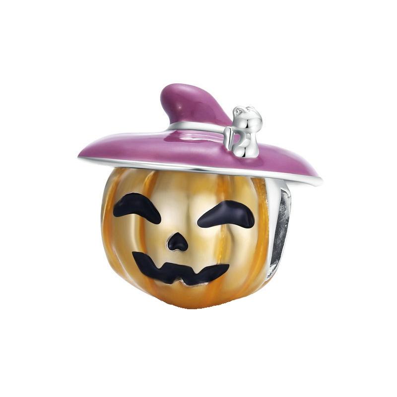 V562-25403060DBT-202504111916-00 925 Sterling Silver Pumpkin Beads For Diy Oil Drops - Image 1
