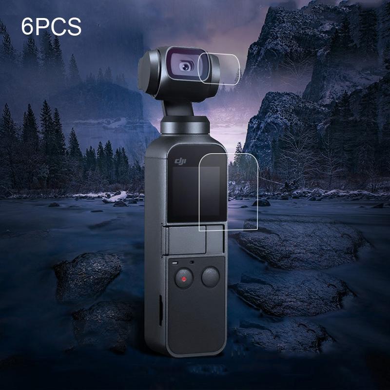 V562-2610THC-202503062120-00 6-piece Tempered Glass Film Set for Dji Pocket Gimbal - Image 1
