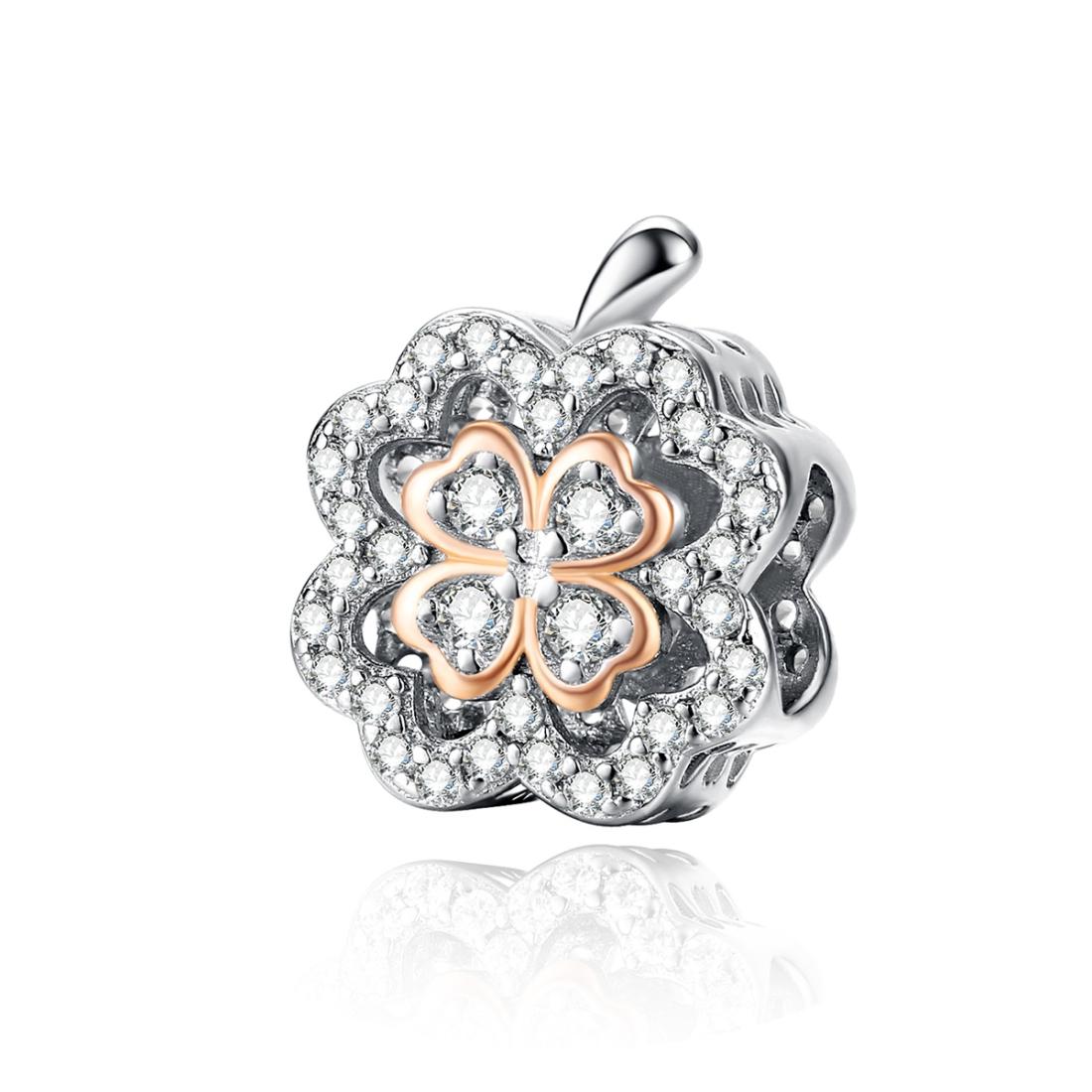 V562-27486240DBT-202504112016-00 925 Sterling Silver Zircon Beaded Diy Bracelet Charm - Image 1