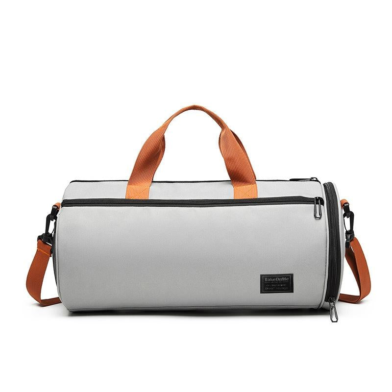 V562-3043693060DBT-202503041346-00 Blue Waterproof Gym Bag with Wet / Dry Separation - 9921 Gray - Image 1