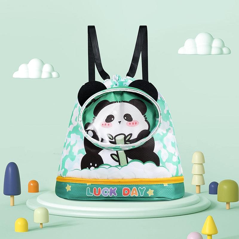 V562-3053915060DBT-202504251507-00 Kids' Cartoon Swim Bag Waterproof Dry / Wet Portable - Large Panda - Image 1