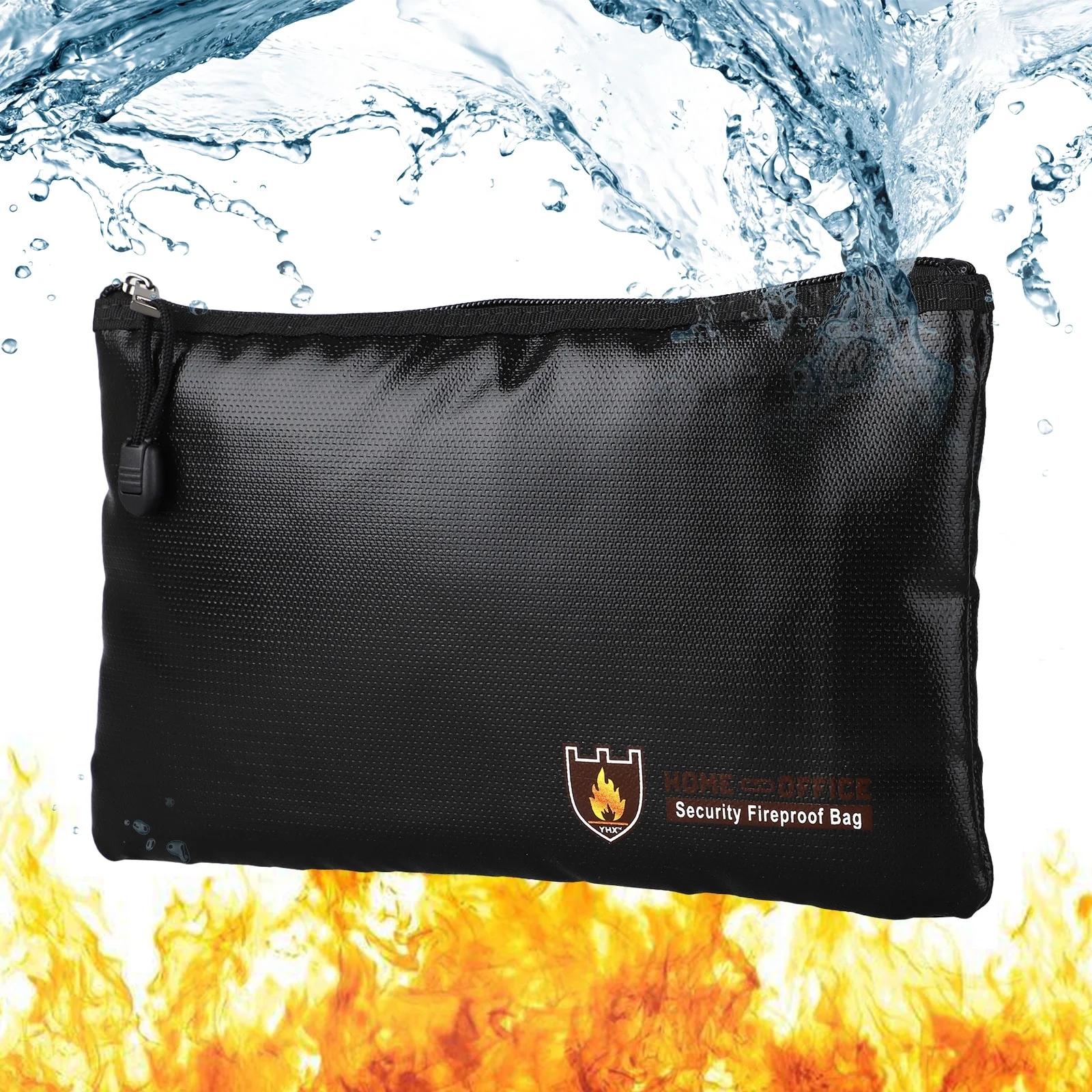 Secure Fireproof Waterproof Bag For Valuables - 10.6X6.3 Inch