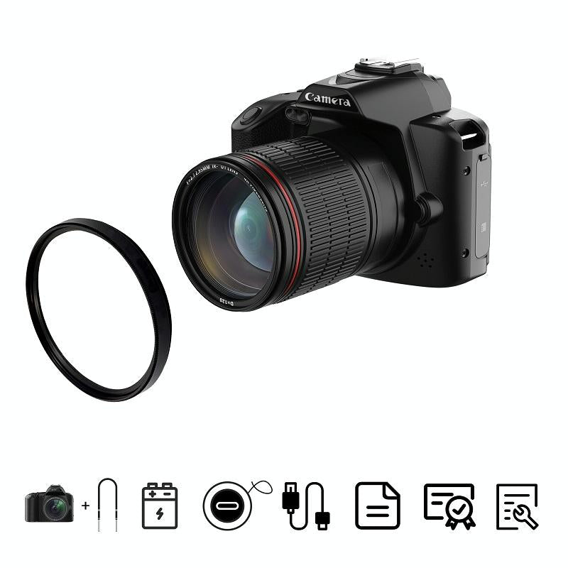 V562-3066083060DBT-222196-00 Dual-Camera Night Vision 64 Million Pixel High-Definition Wifi Digital Camera Standard & Fill Light - Standard+Macroscopic Mirror - Image 1