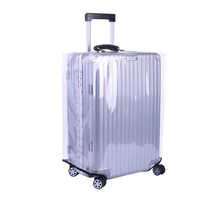 V562-3066933060DBT-202502281808-00 Waterproof Pvc Trolley Suitcase Cover - 24 Inch Rimless Transparent Dustproof - Image 1