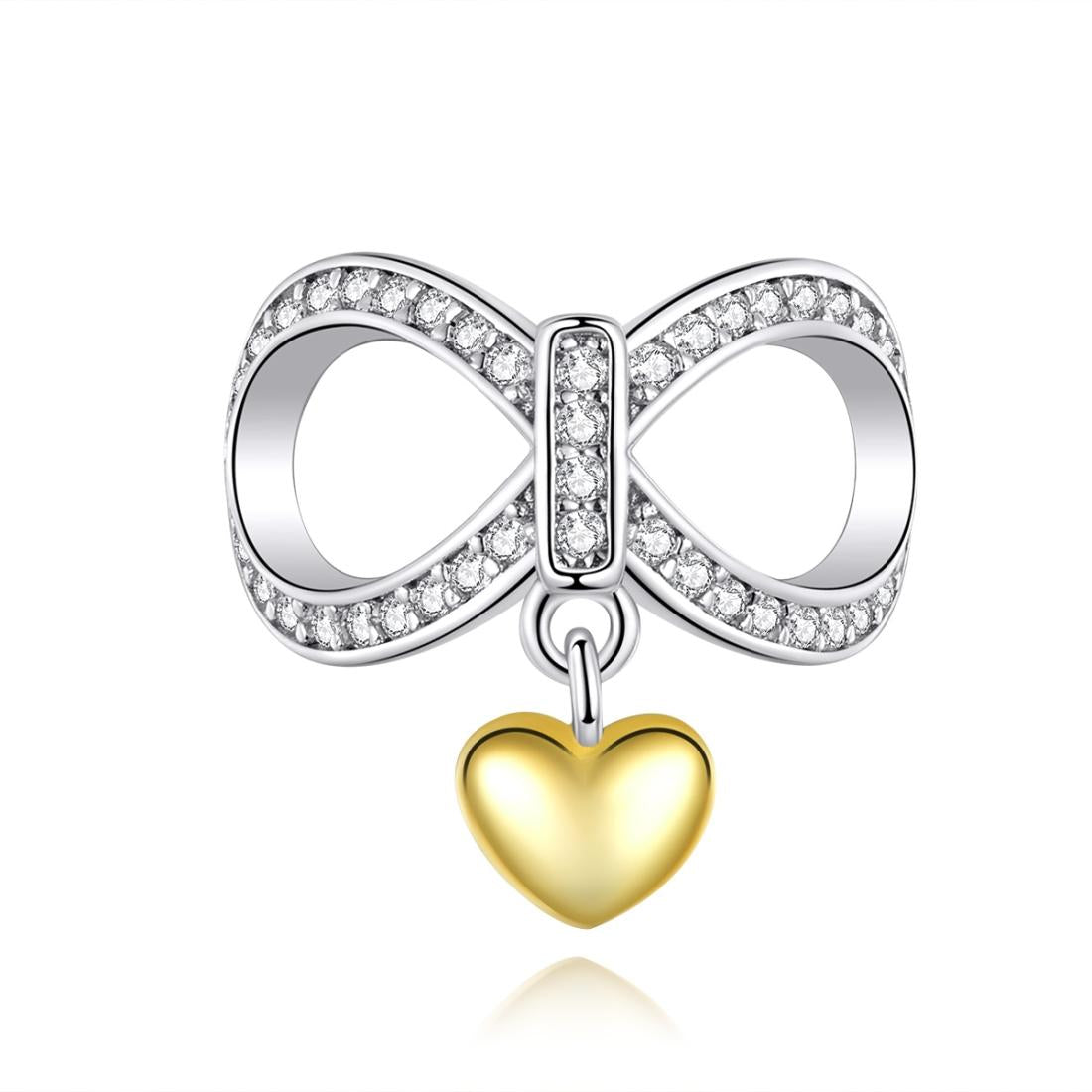 V562-30686240DBT-202504111805-00 925 Sterling Silver Infinite Love Necklace & Bracelet Charm - Image 1