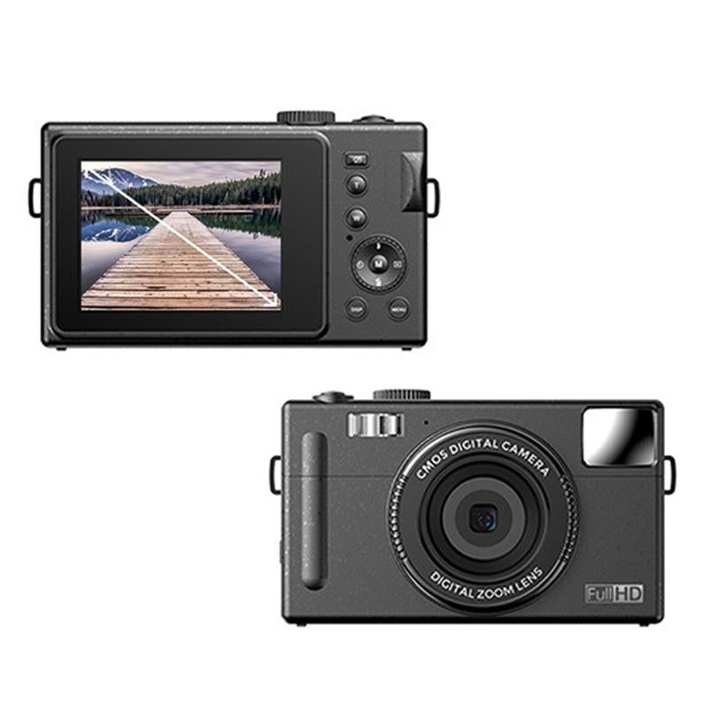 V562-3072592060DBT-202503062130-00 3.0 Hd Children's Digital Camera with 48mp & 3 Screen + Card Reader - Black - Image 1