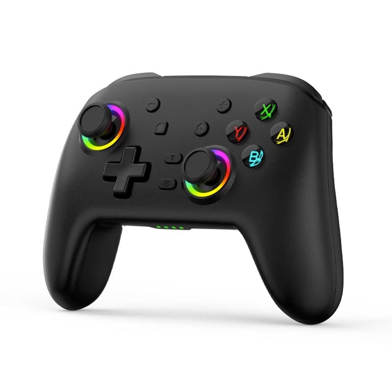 V562-3096173060DBT-202503202005-00 Wireless Gamepad for Nintendo Switch / Pro - Tooth Design - Tbd0603716903 Black - Image 1