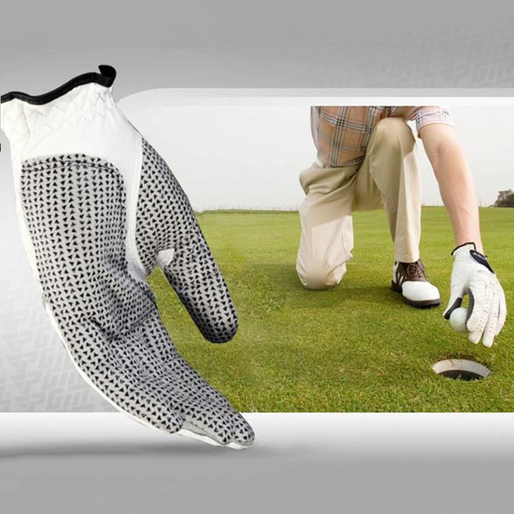 V562-3183GO-202503041720-00 Sheepskin Anti-slip Golf Gloves for Men - Left Hand Size 24 - Image 1