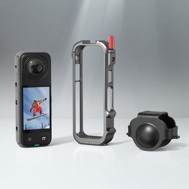 V562-34374060DBT-202502212300-00 Expand your Insta360 X4 Action Camera with Rabbit Cage Bracket - Image 1