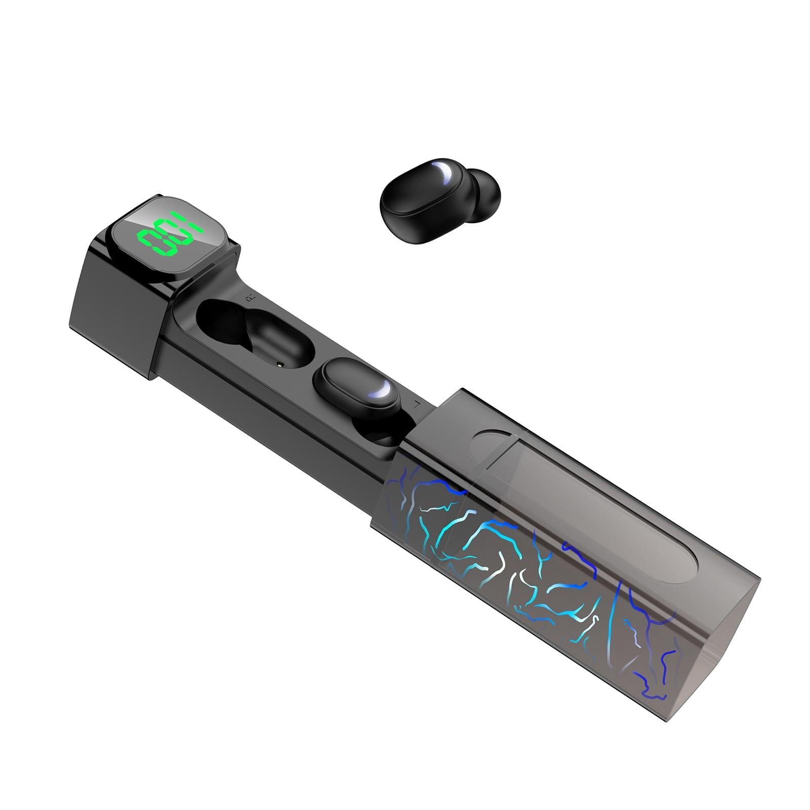 V562-3731500ADE-202505261716-00 Intelligent Bluetooth Earphones with Digital Display - Colourful - Image 1