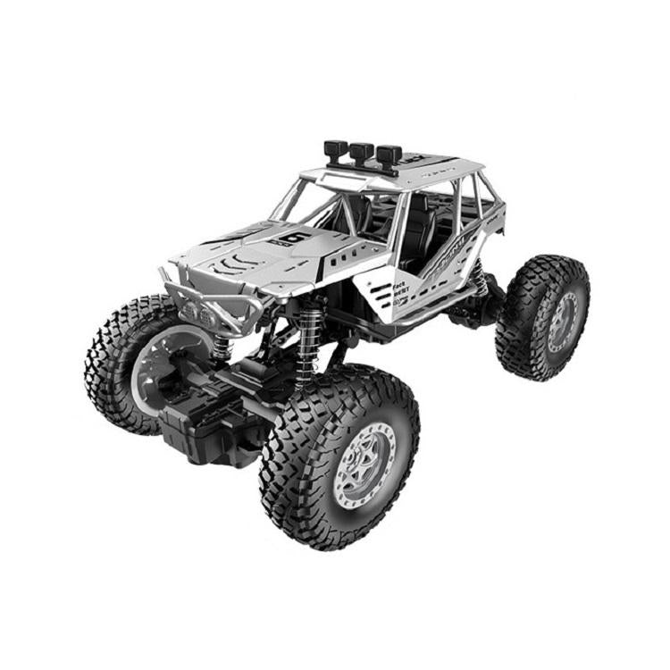 V562-4014591060DBT-202505231737-00 Medium Alloy Off-road Rc Car for Kids - Silver - Image 1