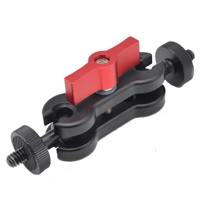 V562-4018430550DBT-202503062020-00 Yj Magic Arm Bracket Mount With 1 / 4 Inch Ball Head - Red - Image 1