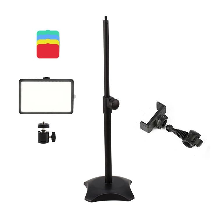 V562-4020204240DBT-202502212115-00 6 Three-colour Temperature Flat-panel Live Fill Light with 42cm Bracket - Image 1
