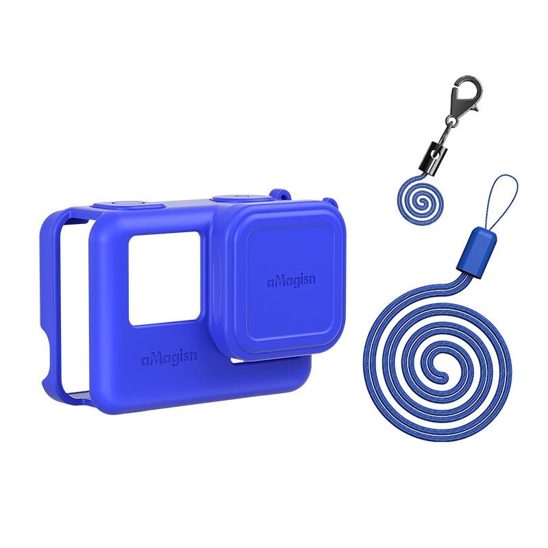 V562-4021554060DBT-222248-00 Silicone Case for Insta360 Ace Camera - Protect your Gear - For Insta360 Ace (Blue) - Image 1
