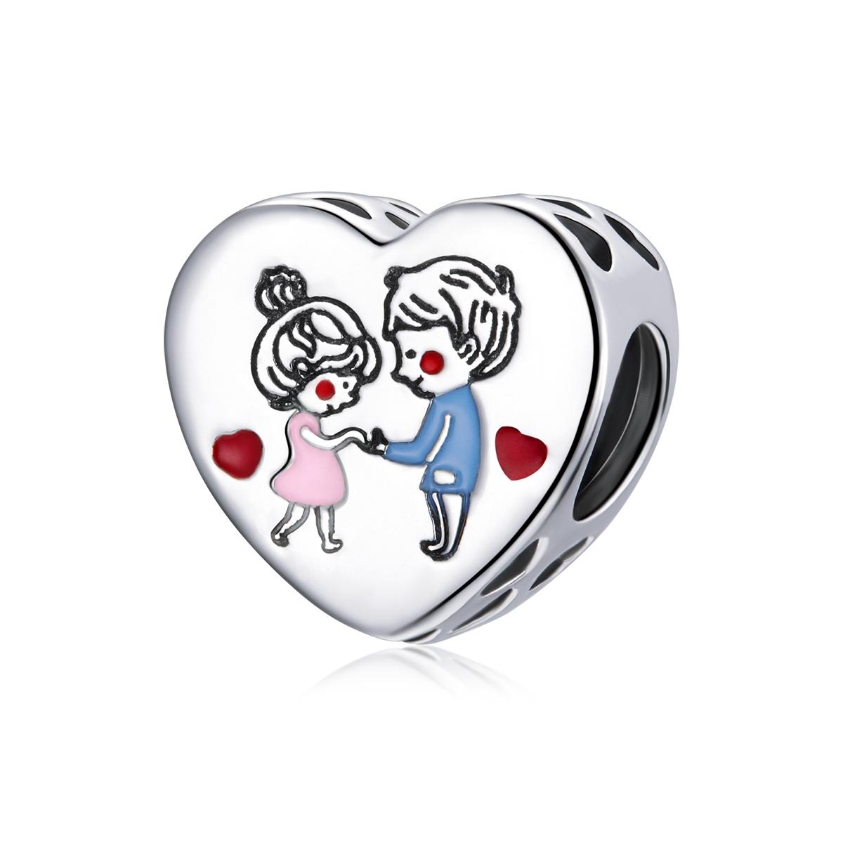 V562-4032100ADE-202504111727-00 925 Sterling Silver Love Beads For Diy Bracelets & Necklaces - Image 1