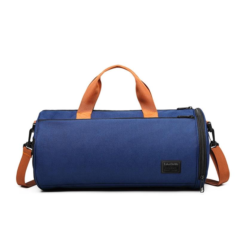 V562-4043693060DBT-202503041346-00 Blue Waterproof Gym Bag with Wet / Dry Separation - 9921 Blue - Image 1