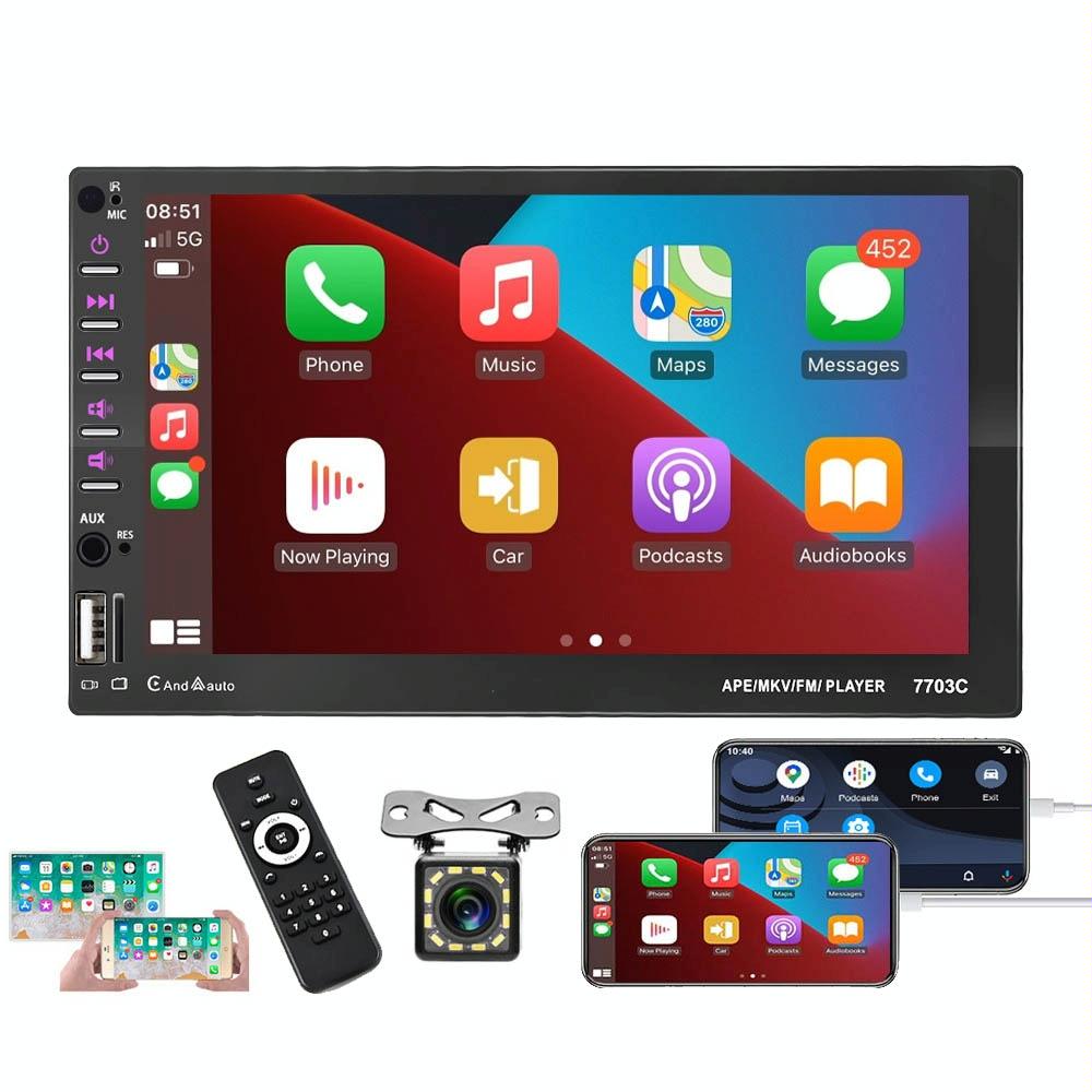 V562-4088192060DBT-202505231428-00 7 Inch Car Mp5 Player With Bluetooth & 12 Light Camera - Universal Fit - Image 1