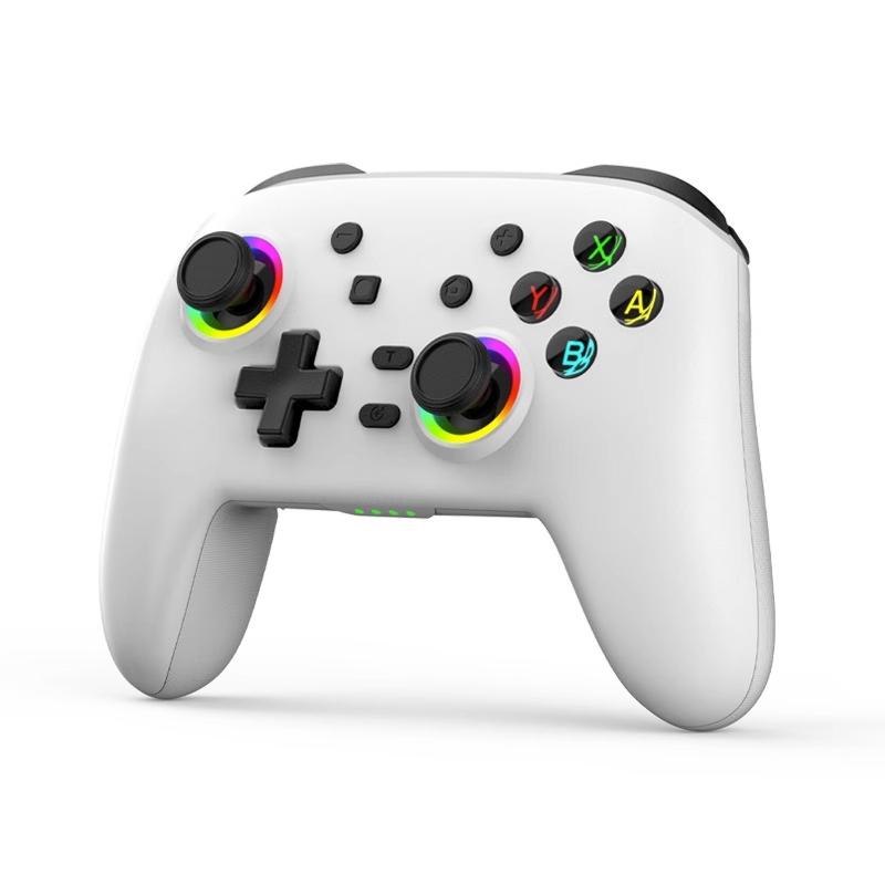 V562-4096173060DBT-202503202005-00 Wireless Gamepad for Nintendo Switch / Pro - Tooth Design - Tbd0603716904 White - Image 1