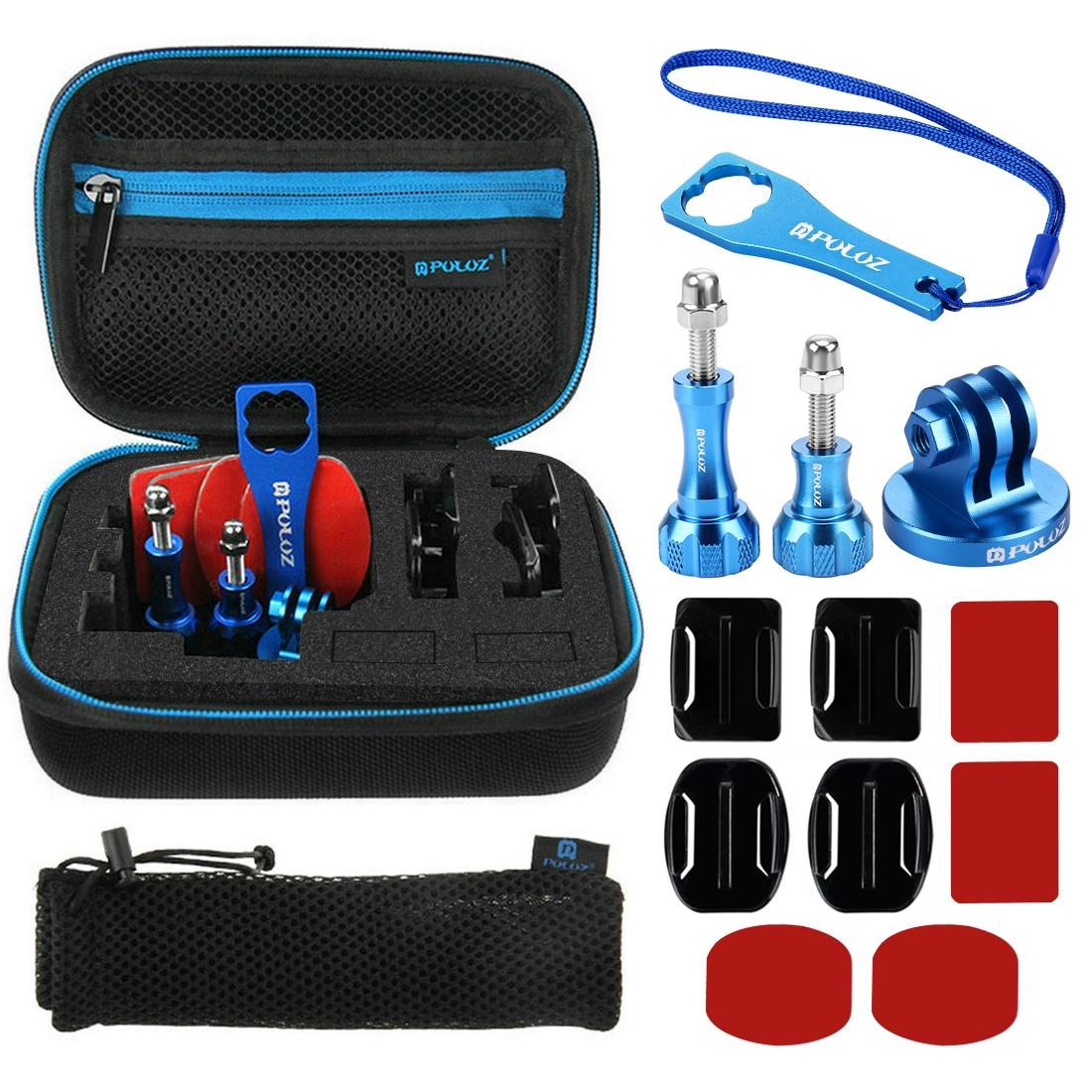 V562-41TKP-202505221315-00 13-in-1 Cnc Metal Accessories Kit for Action Cameras with Eva Case - Image 1
