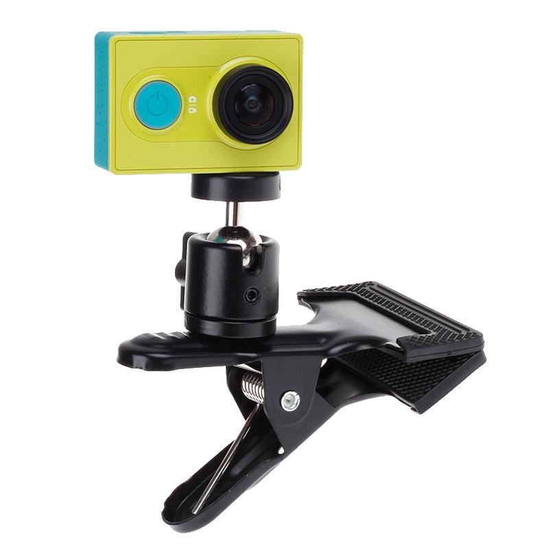 V562-4250-PLD-S-202503062210-00 Sport Camera Backpack Hat Clip Mount - 360 Degree Rotation - Image 1