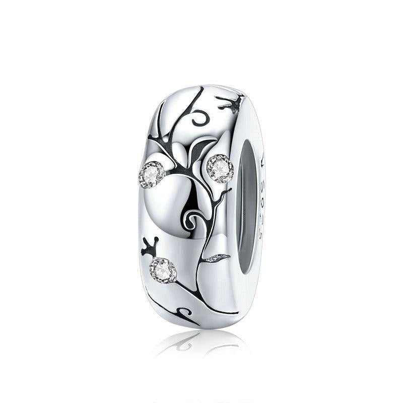 V562-47582060DBT-202504111911-00 925 Sterling Silver Silicone Spacer For Bracelets - Image 1