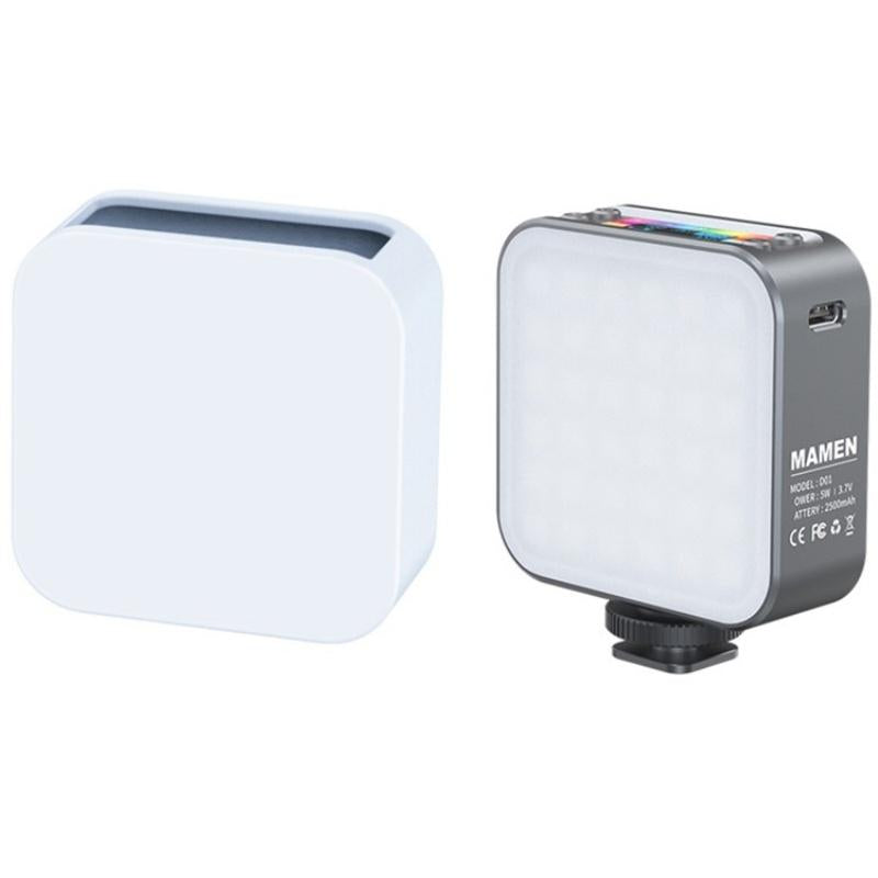 V562-4766200AYS-202503061945-00 Portable Dimmable Rgb Fill Light for Photography and Phone - Image 1